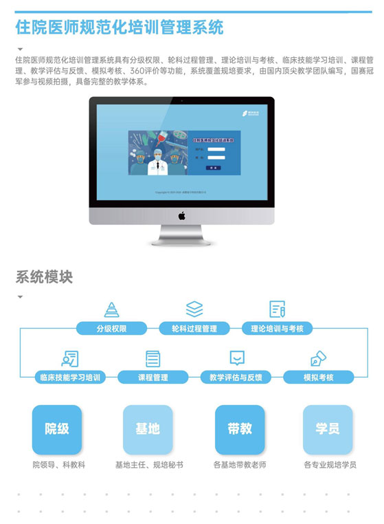 住院醫規范化培訓管理系統